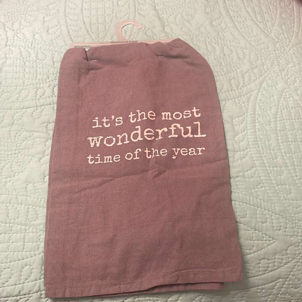 christmas kitchen towel